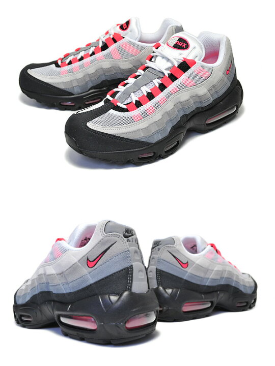 楽天市場】NIKE AIR MAX 95 white/solar red-neutral .grey 【ナイキ  