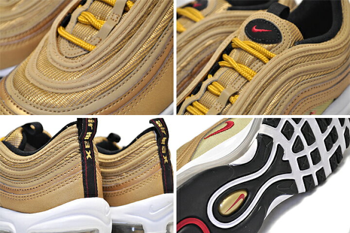 楽天市場】NIKE AIR MAX 97 QS (GS) metallic gold/varsity red 