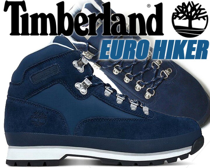 楽天市場】Timberland EURO HIKER F/L navy 【ティンバーランド ユーロ 