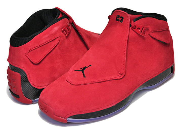 楽天市場】NIKE AIR JORDAN 18 RETRO gym red/black 【ナイキ エア 
