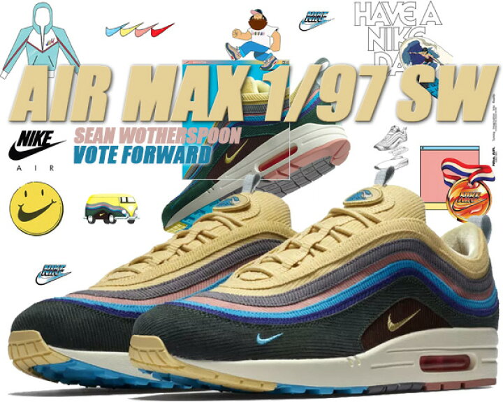 楽天市場】NIKE AIR MAX 1/97 VF SW lt blue fury/lemon wash 【ナイキ  