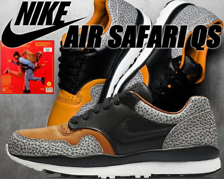 楽天市場】NIKE AIR SAFARI QS black/black-monarch 【ナイキ エア 