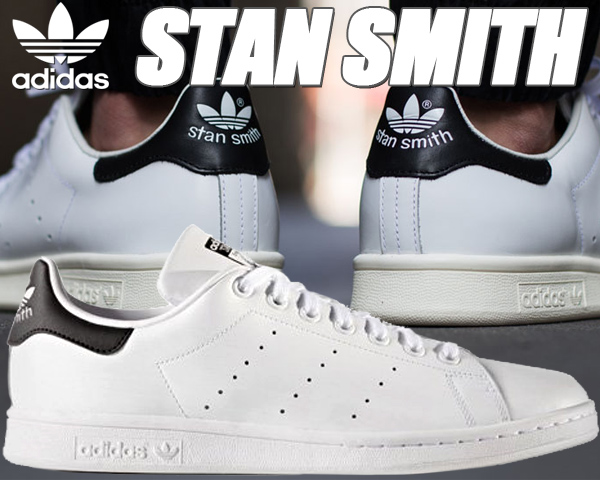 楽天市場】adidas STAN SMITH WHITE/BLACK 【アディダス スタンスミス