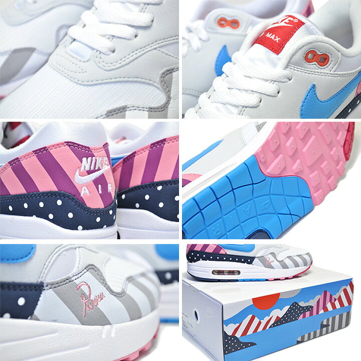 楽天市場】NIKE AIR MAX 1 PARRA white/multi-color 【ナイキ エア  