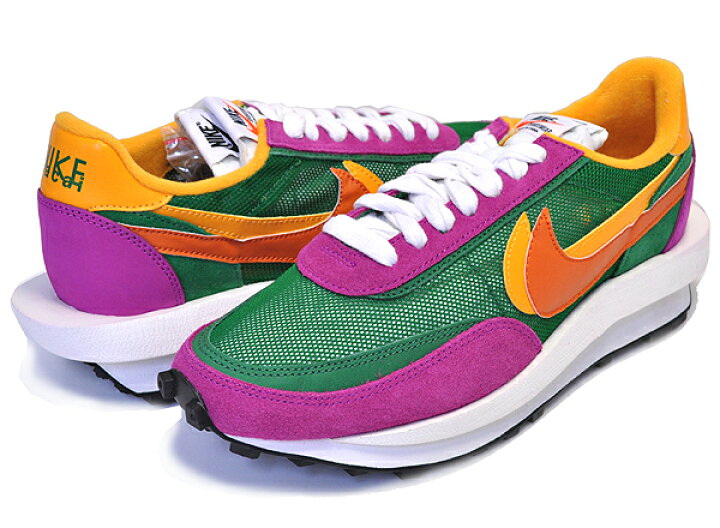 楽天市場】NIKE LD WAFFLE/SACAI pine green/clay org-del sol bv0073  