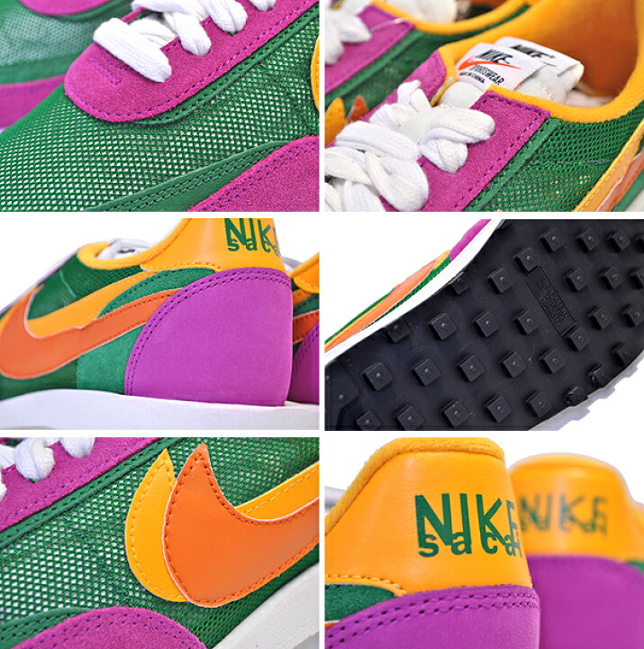 楽天市場】NIKE LD WAFFLE/SACAI pine green/clay org-del sol bv0073 
