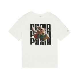 PUMA MONSTER HUNTER WILDS TEE PUMA WHITE 636486-02 プーマ モンスターハンター ワイルズ Tシャツ プーマホワイト
