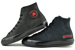 CONVERSE ALL STAR AGED HI / NETFLIX BLACK(31317100) 1se927 �R���o�[�X �I�[���X�^�[ �G�C�W�h �n�C �l�b�g�t���b�N�X �u���b�N