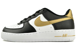 NIKE AIR FORCE 1(GS) blk/metallic gold-blk ct3839-009 �i�C�L �G�A �t�H�[�X 1 GS �u���b�N ���^���b�N�S�[���h