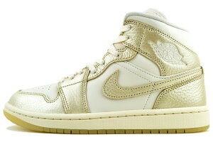 NIKE WMNS AIR JORDAN 1 MID SE sail/team gold-pale ivory hv5159-100 �i�C�L �E�B�����Y �G�A �W���[�_�� 1 �~�b�h SE �Z�C�� �`�[���S�[���h �y�[���A�C�{���[