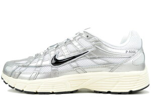 [18���͂����ڊ��Ӄf�[���|�C���g5�{!!] NIKE P-6000 wht/blk-metallic silver cd6404-105 �i�C�L P-6000 �z���C�g �u���b�N ���^���b�N�V���o�[