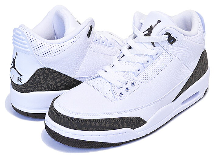 楽天市場】NIKE AIR JORDAN 3 RETRO white/dark mocha-chrome ナイキ 
