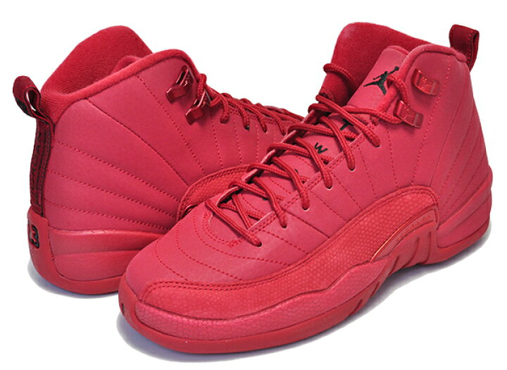 楽天市場】NIKE AIR JORDAN 12 RETRO(GS) gym red/black-gym red 