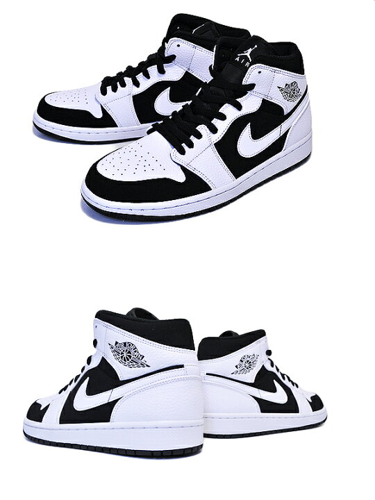 楽天市場】NIKE AIR JORDAN 1 MID white/black-white ナイキ エア 