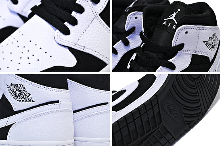 楽天市場】NIKE AIR JORDAN 1 MID white/black-white ナイキ エア 