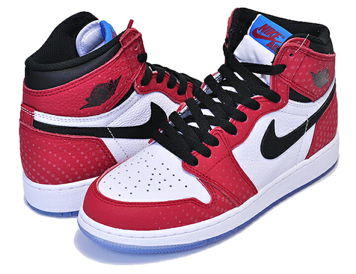 楽天市場】NIKE AIR JORDAN 1 HIGH OG GS SPIDER-MAN 