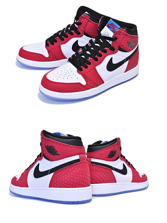 楽天市場】NIKE AIR JORDAN 1 HIGH OG GS SPIDER-MAN 