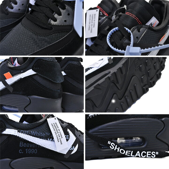 楽天市場】THE 10 : NIKE AIR MAX 90 OFF-WHITE black/black-cone 