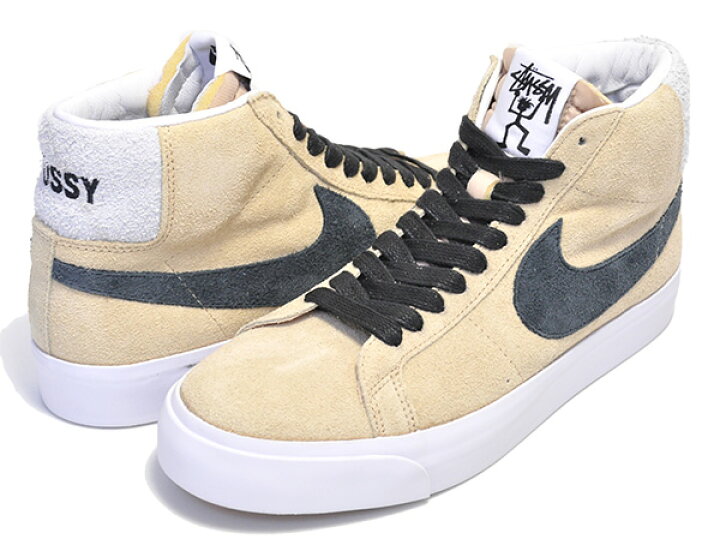 楽天市場】NIKE SB ZOOM BLAZER MID QS STUSSY midwest gold/blk LANCE  