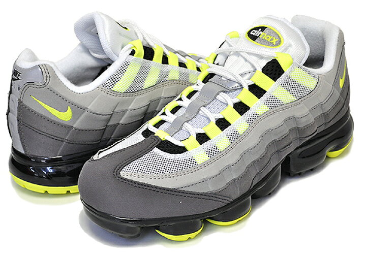 楽天市場 Nike Air Vapormax 95 Black Volt Medium Ash Aj7292 001ナイキ エア ヴェイパーマックス 95 Air Max スニーカー エアマックス 95 イエローグラデ ネオン ボルト Limited Edt