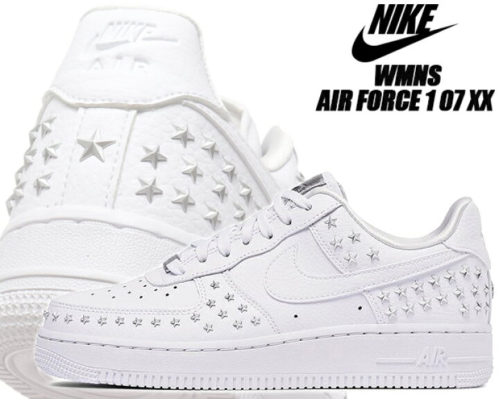 楽天市場】NIKE WMNS AIR FORCE 1 07 XX white/white-wht ar0639-100  