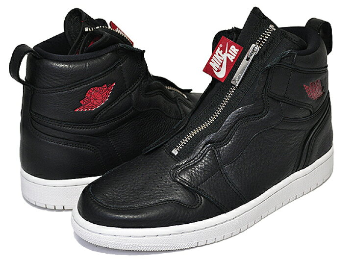 楽天市場】WMNS AIR JORDAN 1 HI ZIP black/gym red-phantom 【ナイキ  