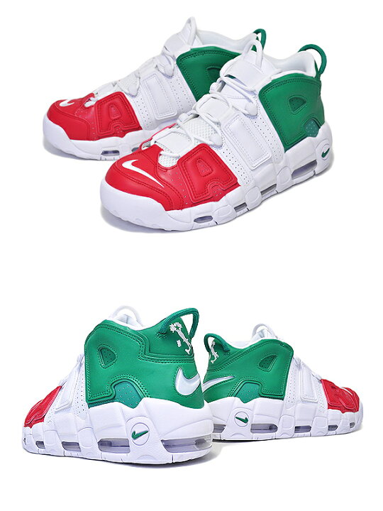 楽天市場】NIKE AIR MORE UPTEMPO 96 ITALY QS university red/white  