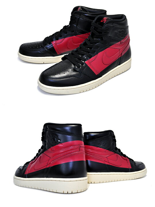 楽天市場】NIKE AIR JORDAN 1 HIGH OG DEFIANT black/gym red-muslin 