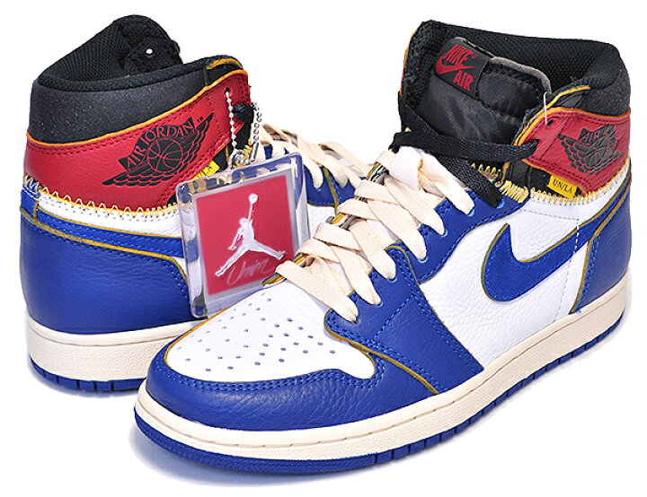 楽天市場】NIKE AIR JORDAN 1 RETRO HI NRG / UNION white/storm blue 
