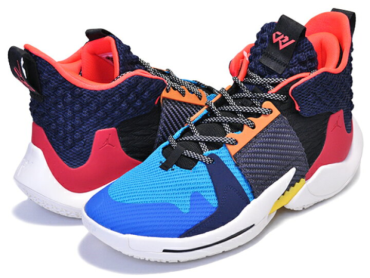 楽天市場】NIKE JORDAN WHY NOT ZERO.2 PF multi-color/total crimson  