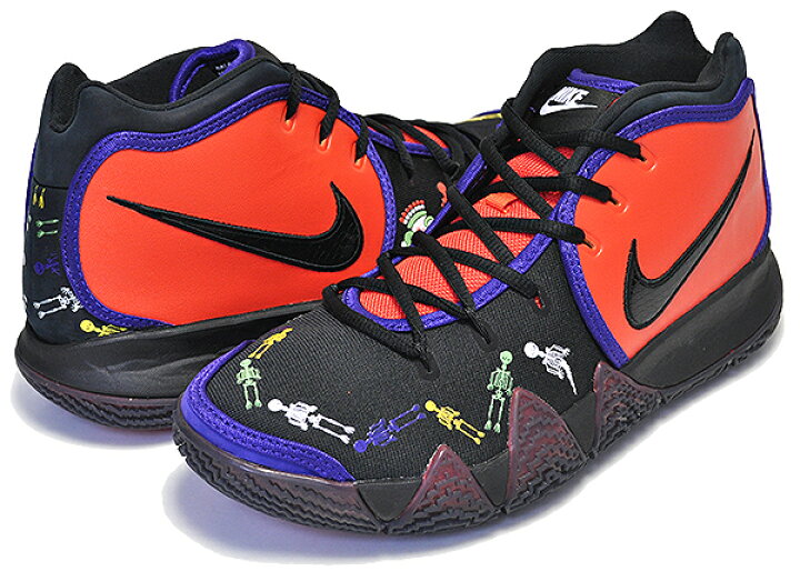 楽天市場】NIKE KYRIE 4 DOTD TV PE 1 team orange/black-multi-color 