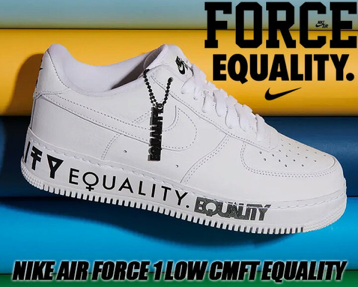 楽天市場】NIKE AIR FORCE 1 LOW CMFT EQUALITY white/white-black 
