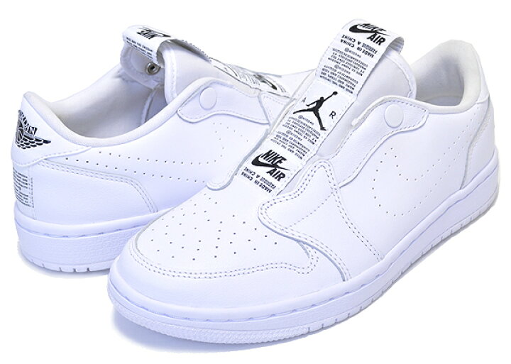 楽天市場 Nike Wmns Air Jordan 1 Retro Low Slip White Black Av3918 100 ナイキ ウィメンズ エアジョーダン 1 スニーカー ローカット スリッポン ホワイト レディース ガールズ Limited Edt