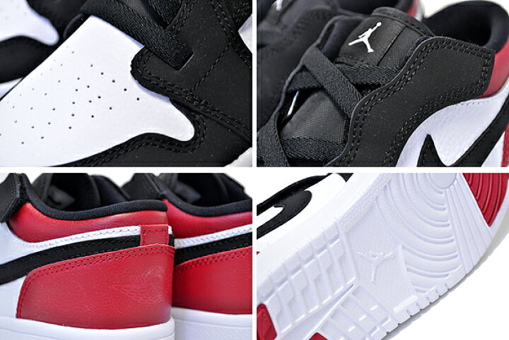 楽天市場】NIKE JORDAN 1 LOW ALT(PS) white/black-gym red bq6066-116 