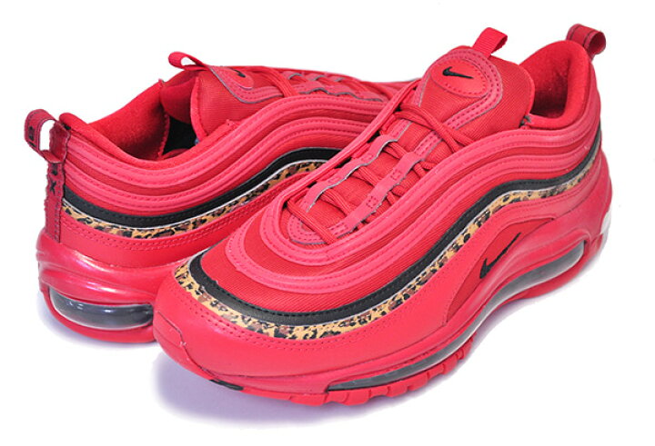 楽天市場】NIKE WMNS AIR MAX 97 ANIMAL PRINT university red/black 