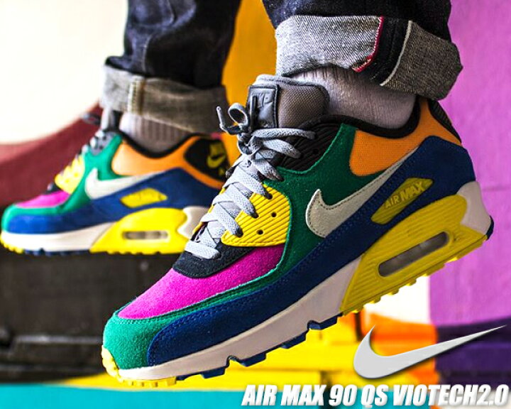 楽天市場】NIKE AIR MAX 90 QS VIOTECH 2.0 lucid green/barely grey  