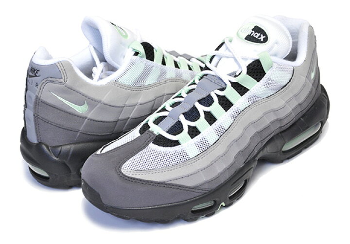 楽天市場】NIKE AIR MAX 95 white/fresh mint-granite-dust cd7495-101 