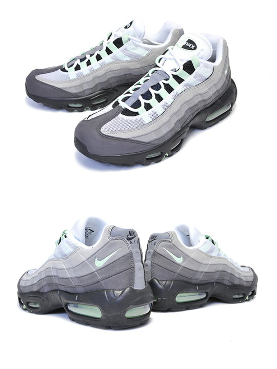 楽天市場】NIKE AIR MAX 95 white/fresh mint-granite-dust cd7495-101 