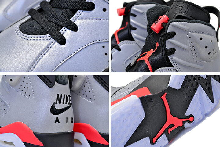 楽天市場】NIKE AIR JORDAN 6 RETRO SP REFLECT reflect silver  