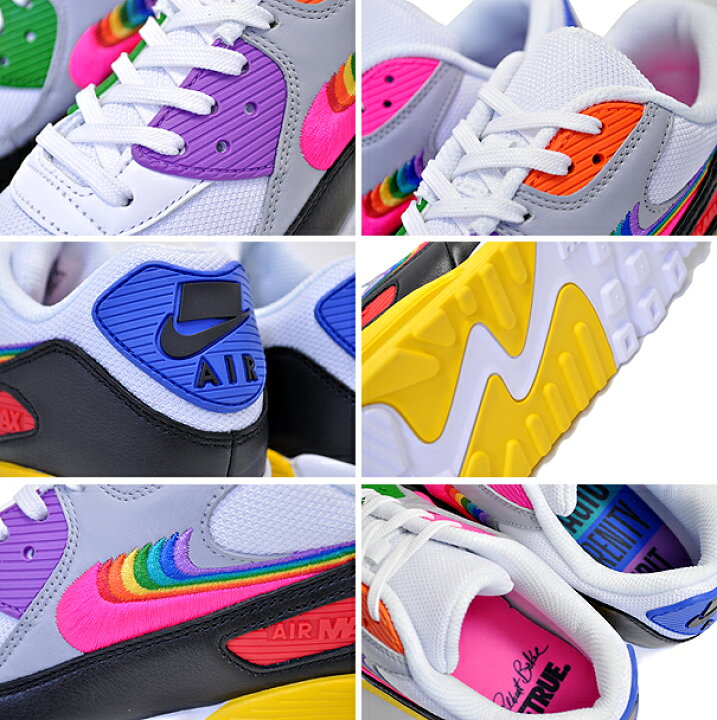 NIKE エアマックス90 betrue airmax90 レインボー 27.5 楽天市場 