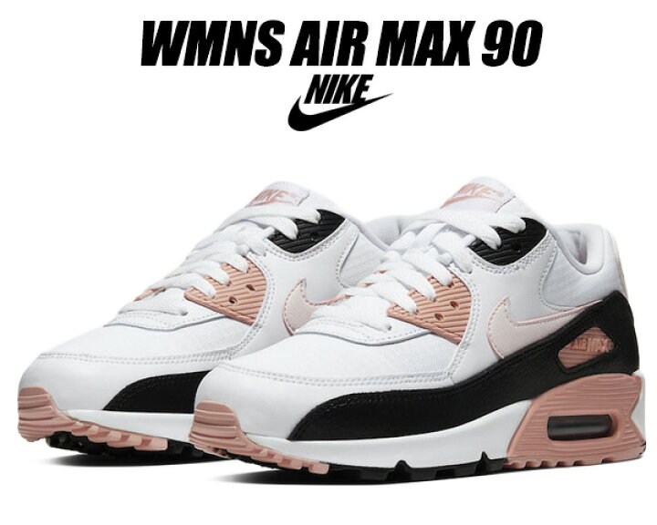 楽天市場 Nike Wmns Air Max 90 White Light Soft Pink Black 143 ナイキ ウィメンズ エアマックス 90 レディース スニーカー Am90 ホワイト ピンク Limited Edt