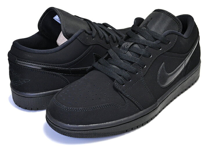 楽天市場】NIKE AIR JORDAN 1 LOW TRIPLE BLACK black/black-black 