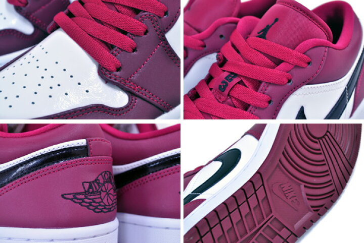 楽天市場】NIKE AIR JORDAN 1 LOW noble red/black-white 553558-604  