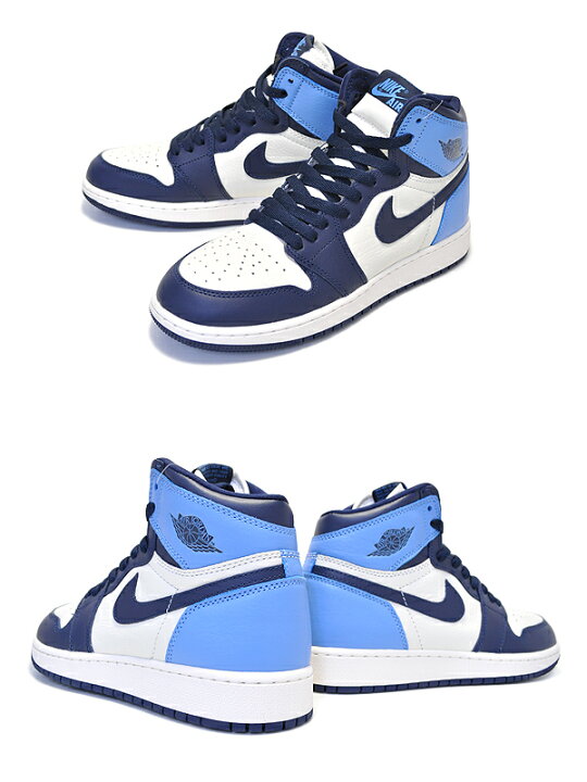 楽天市場】NIKE AIR JORDAN 1 HIGH OG GS sail/obsidian-university  