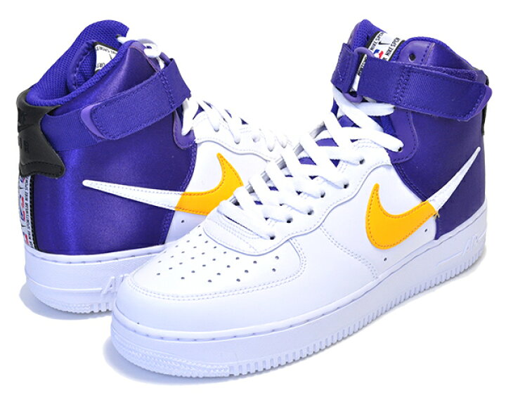楽天市場】NIKE AIR FORCE 1 HIGH 07 LV8 1 NBA PACK white/field pur  
