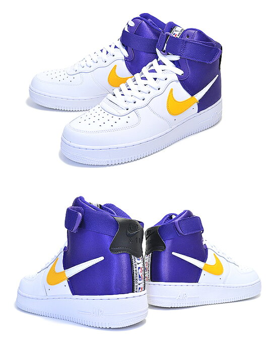 楽天市場】NIKE AIR FORCE 1 HIGH 07 LV8 1 NBA PACK white/field pur  