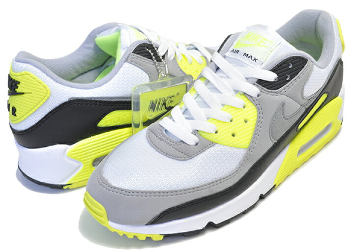楽天市場】NIKE AIR MAX 90 30th ANNIVERSARY white/particle-volt 