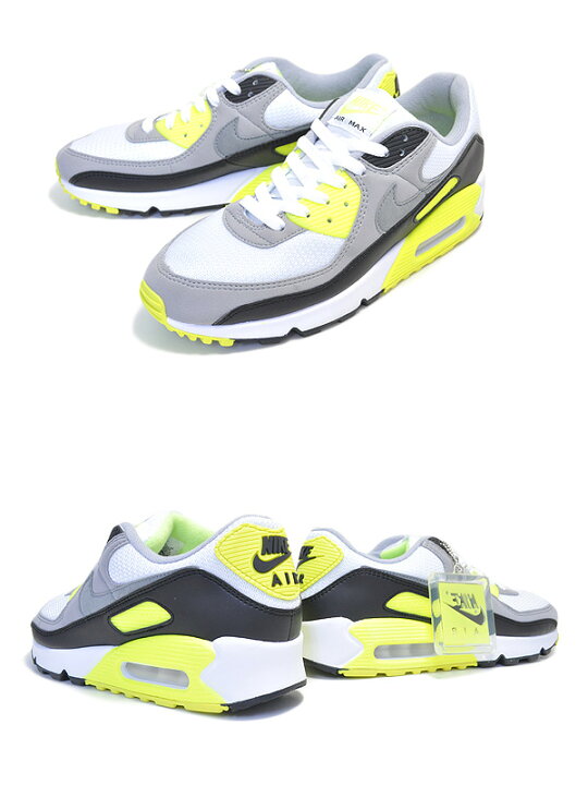 楽天市場】NIKE AIR MAX 90 30th ANNIVERSARY white/particle-volt 