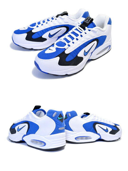 楽天市場】NIKE AIR MAX TRIAX white/varsity royal-black cd2053-106 