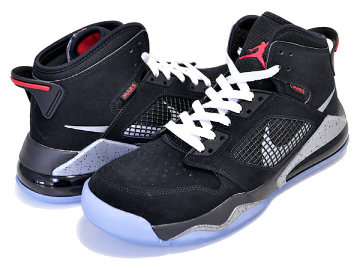 楽天市場】NIKE JORDAN MARS 270 black/reflect silver-fire red  